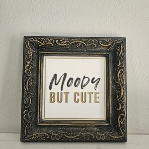 NWT Hobby Lobby Wall Art In Ornate Carved Frame